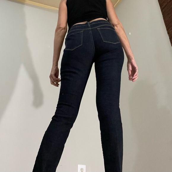Old Navy Mid Rise Straight leg Jeans Sz 10 - Picture 4 of 12